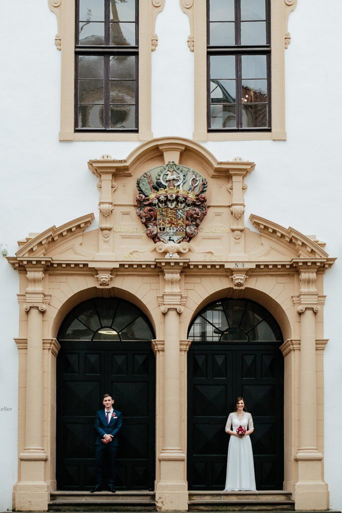 Brautpaar im Residenzmuseum Celle