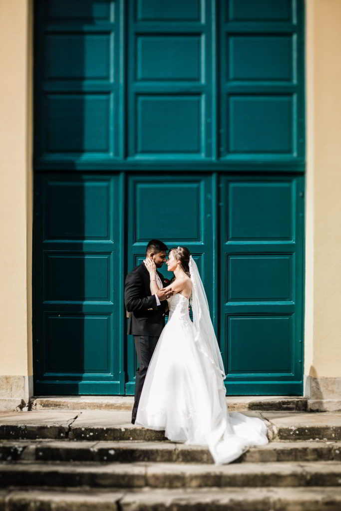 Brautpaar in Herrenhäuser Gärten Hannover