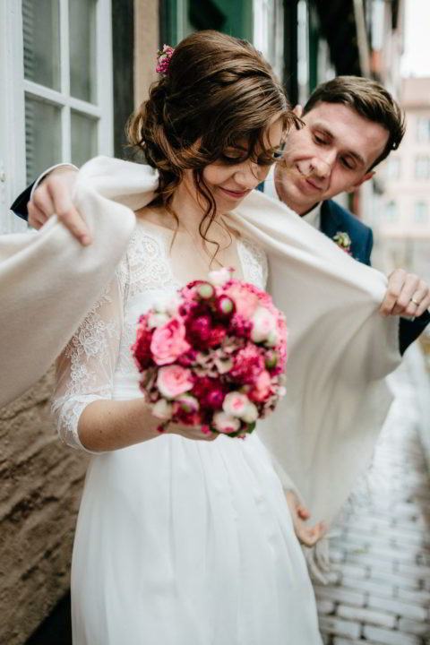 Brautpaar in Altstadt Celle