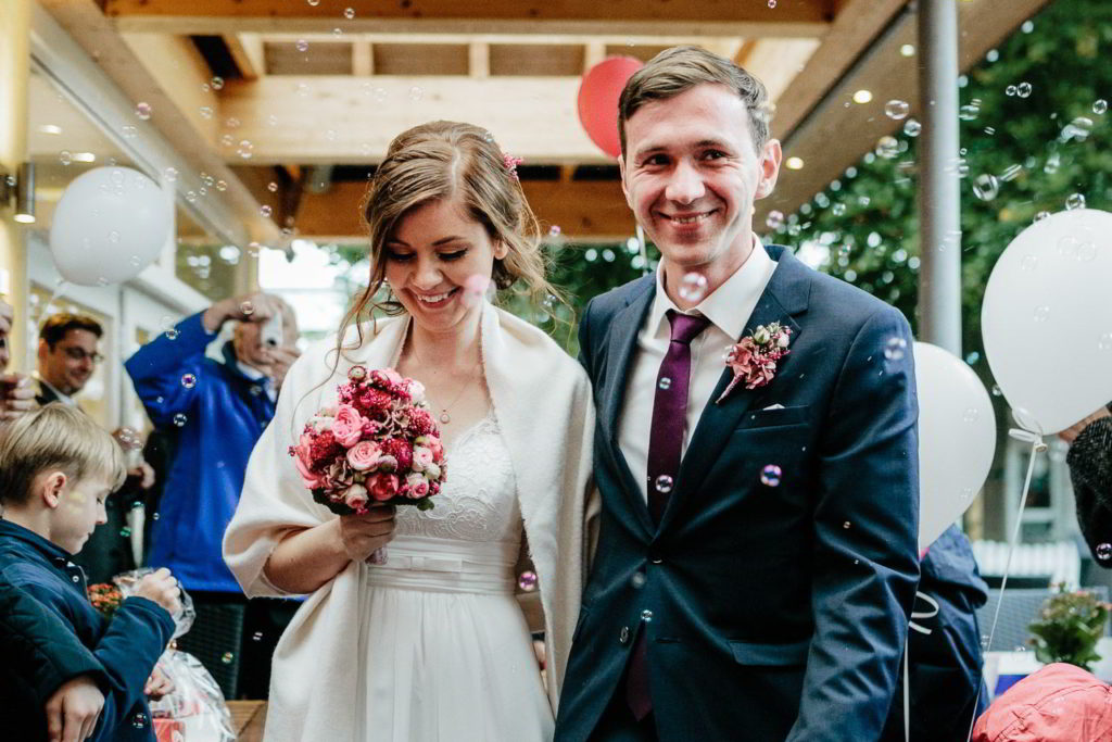 Empfang des Brautpaares im Restauraunt zur Heideblüte Hambühren