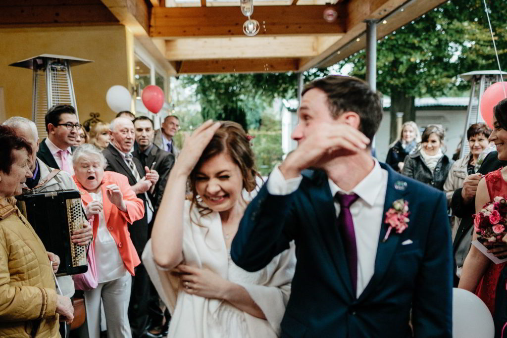 Empfang des Brautpaares im Restauraunt zur Heideblüte Hambühren