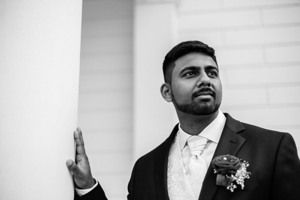 Bräutigam Portrait in Herrenhäuser Gärten Hannover