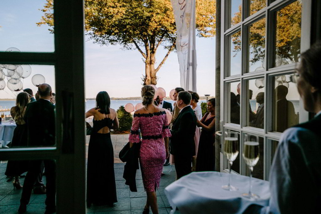 Hochzeitsgesellschaft Gäste Villa Mare Travemünde