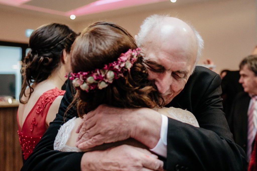 Brautpaar Gratulation im Restauraunt zur Heideblüte Hambühren