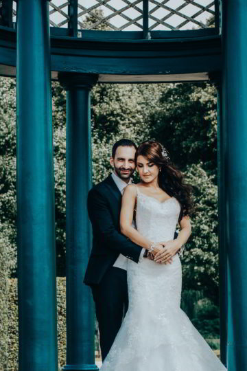 Brautpaar in Herrenhäuser Gärten in Hannover