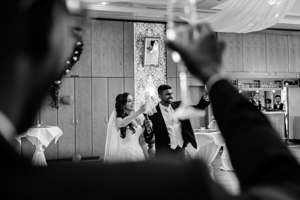 Brautpaar Tost im Hotel Hennies Hannover