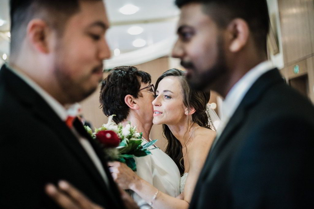 Brautpaar Gratulation im Hotel Hennies Hannover