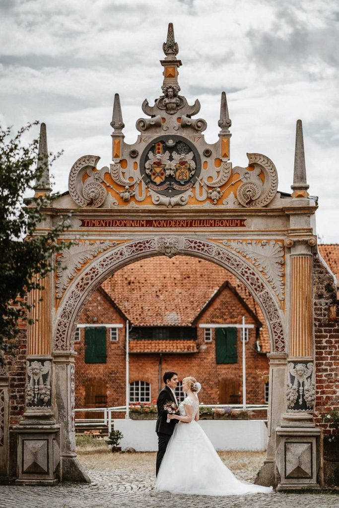 Brautpaarpose in Heemsen